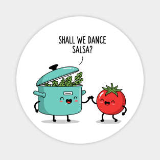 Salsa Dance Duo Magnet